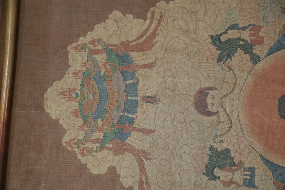 A Chinese buddhist painting